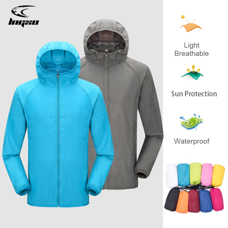 Summer Rain Clothing - Chaqueta impermeable de protección solar para