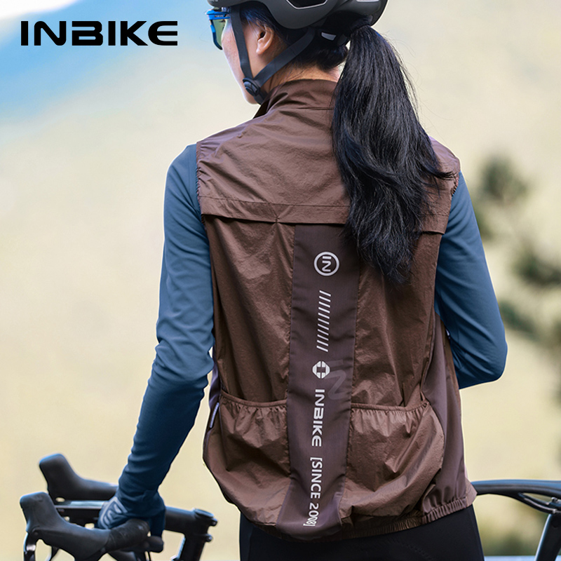 Summer Rain Clothing - INBIKE-Chaleco de ciclismo sin mangas para