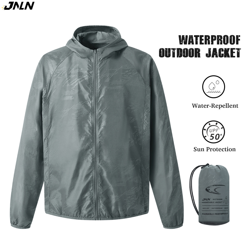 Summer Rain Clothing - JNLN Chaqueta de senderismo impermeable para