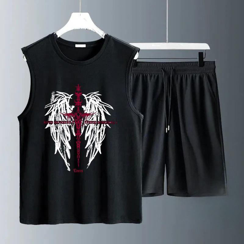 Summer Clothing Mens - Conjuntos de Camisetas sin Mangas para