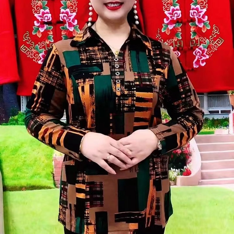 Summer Clothing For 70 Year Old Woman - Camisa geométrica de viaje para mujer,