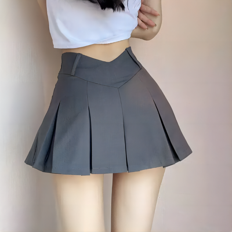 Summer Clothing For 70 Year Old Woman - Nueva Falda Corta Plisada de Verano