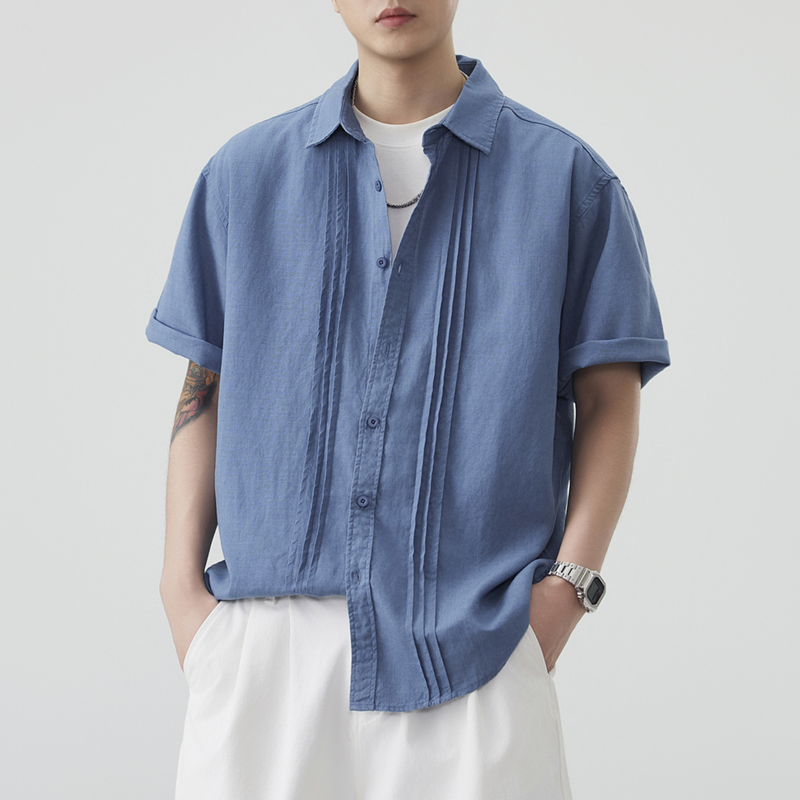 Camisa de Manga Corta para Hom - Summer Clothing Old Money reseña y precio