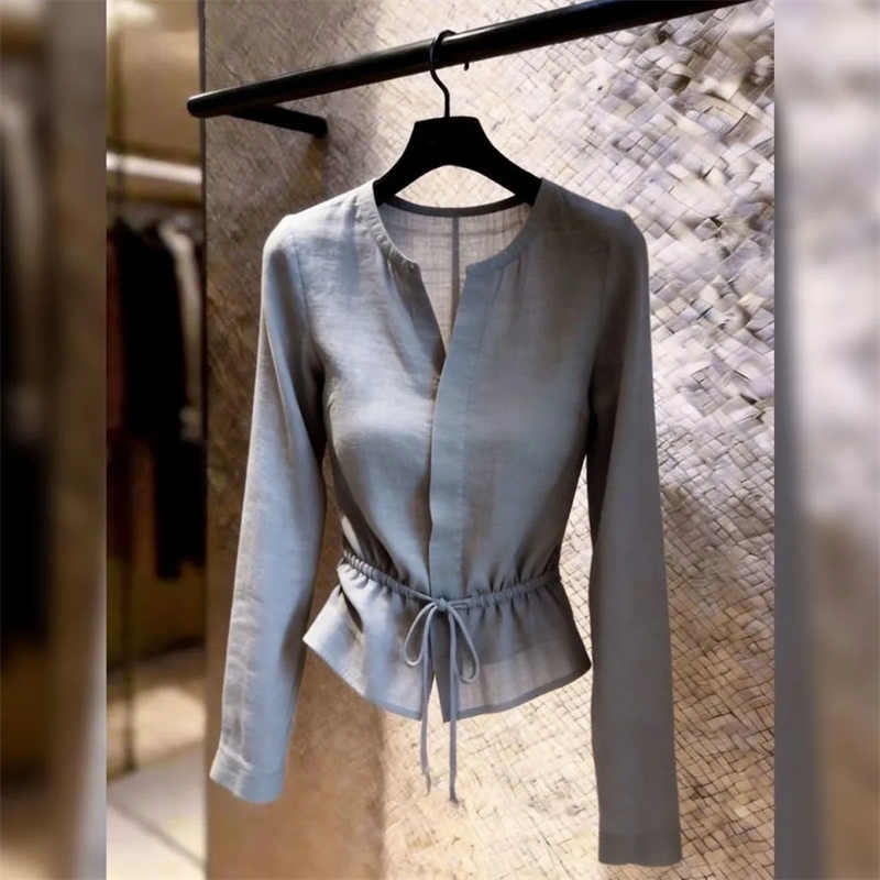 Camiseta para mujer, blusa gri - Summer Clothing For 70 Year Old Woman reseña y precio