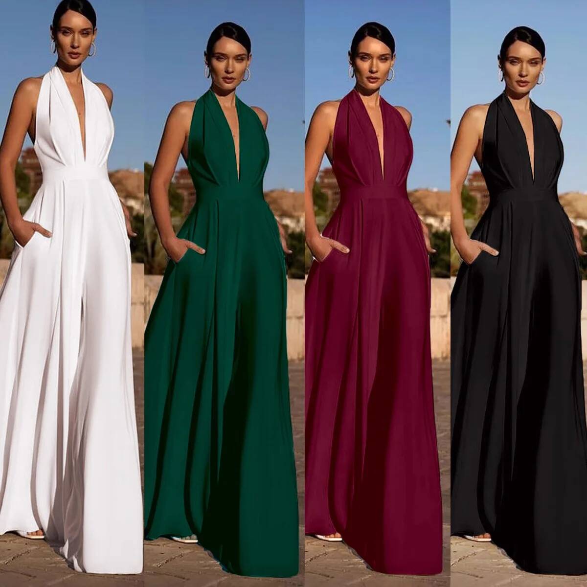Mono Sexy con Escote Profundo  - Summer Clothing For 70 Year Old Woman reseña y precio