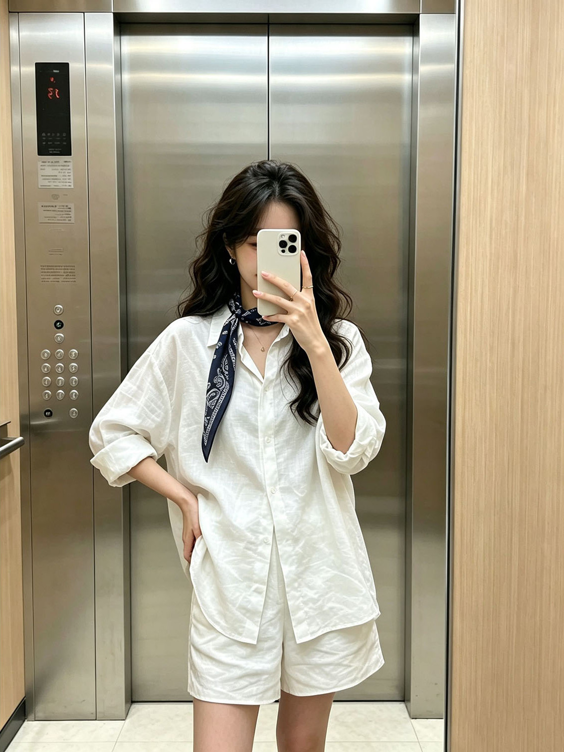 Conjunto de Camisa Blanca Esti - Summer Clothing Old Money reseña y precio