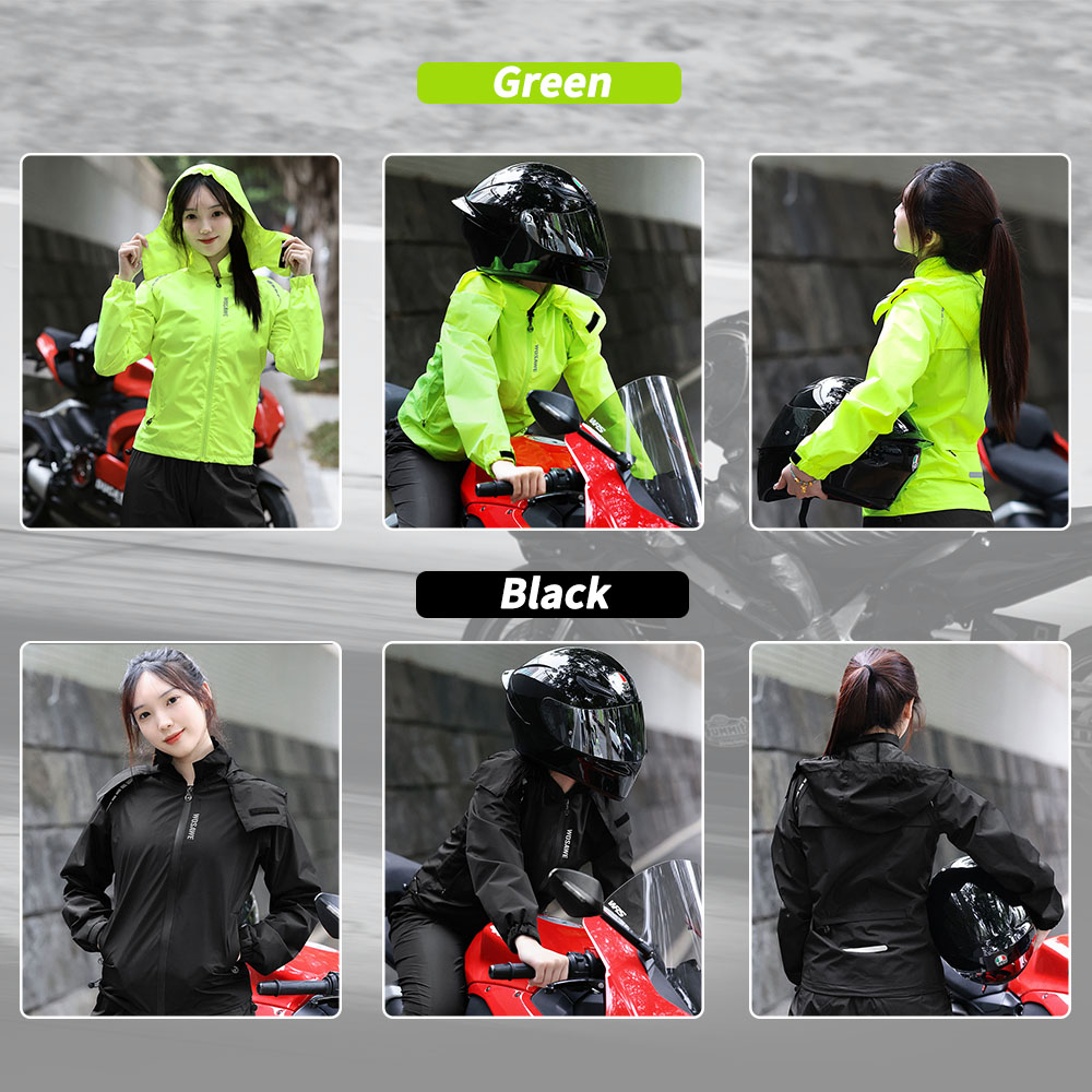 WOSAWE-chubasquero de ciclismo - Summer Rain Clothing reseña y precio