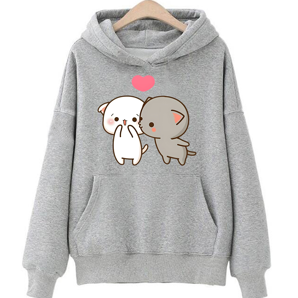Sudadera con capucha y estampa - Summer Clothing For 70 Year Old Woman reseña y precio