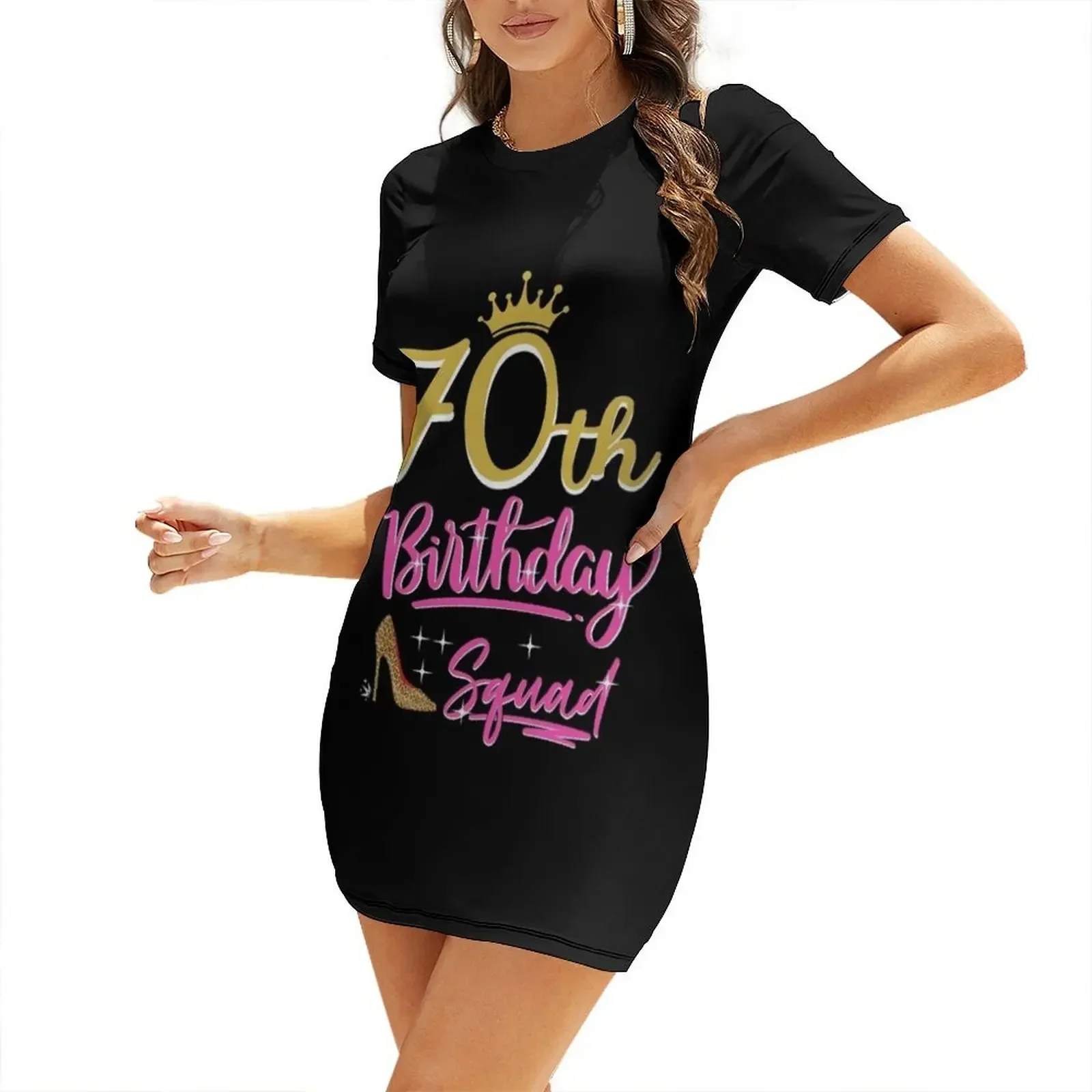 Vestido de manga corta para el - Summer Clothing For 70 Year Old Woman reseña y precio