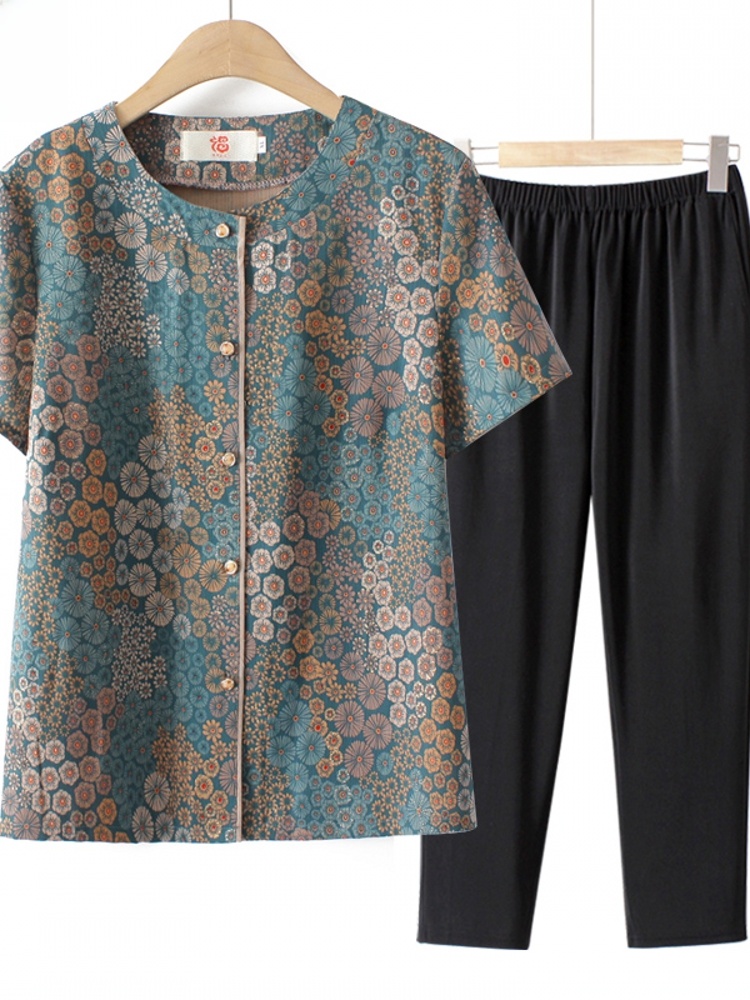 Conjunto de Dos Piezas de Mang - Summer Clothing For Women Over 60 reseña y precio