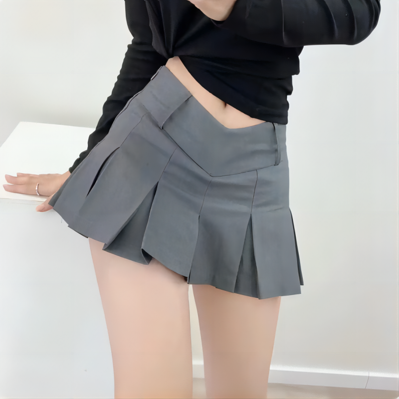Nueva Falda Corta Plisada de V - Summer Clothing For 70 Year Old Woman reseña y precio