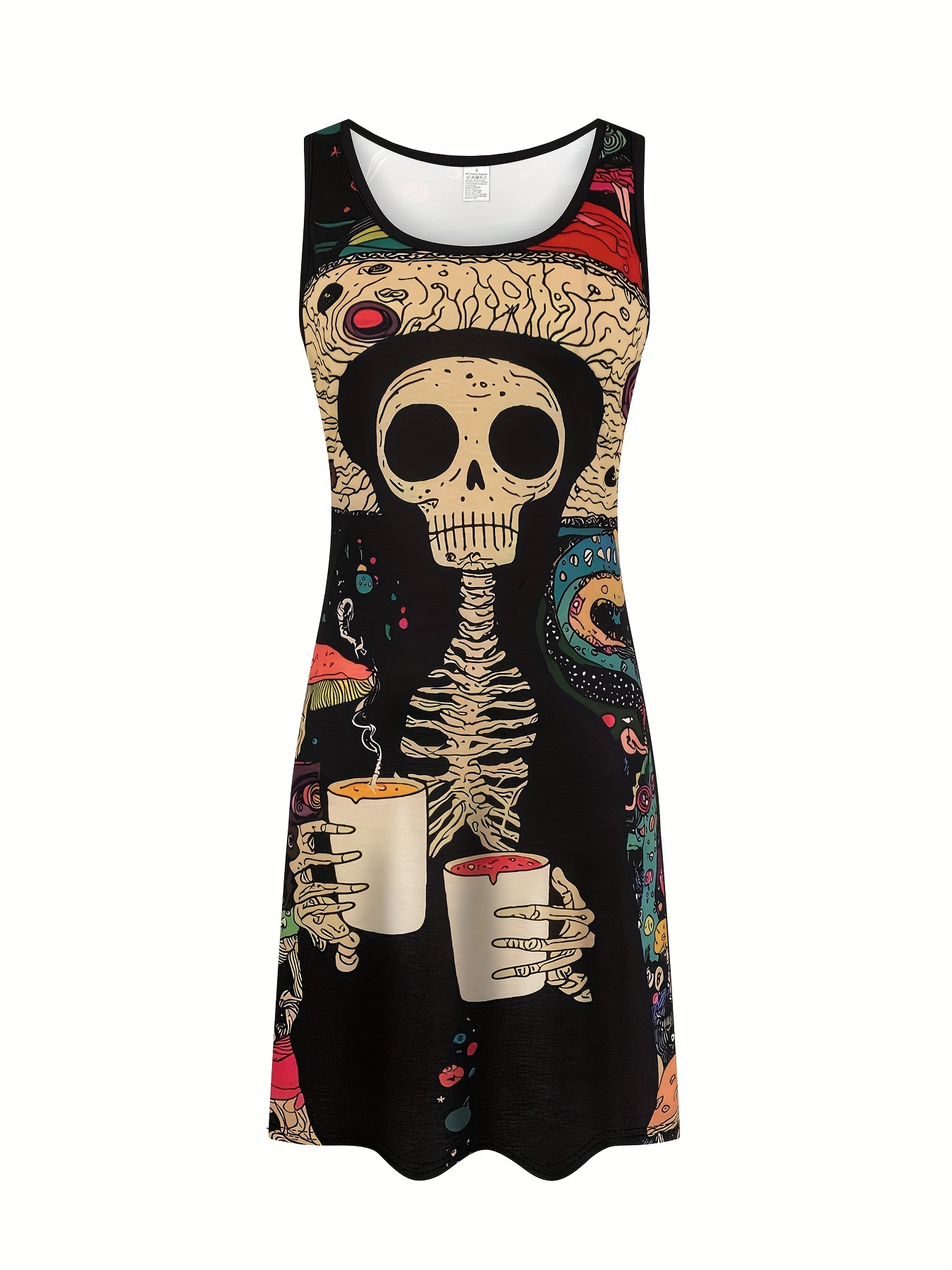 Vestido informal gótico Punk p - Summer Clothing For 70 Year Old Woman reseña y precio